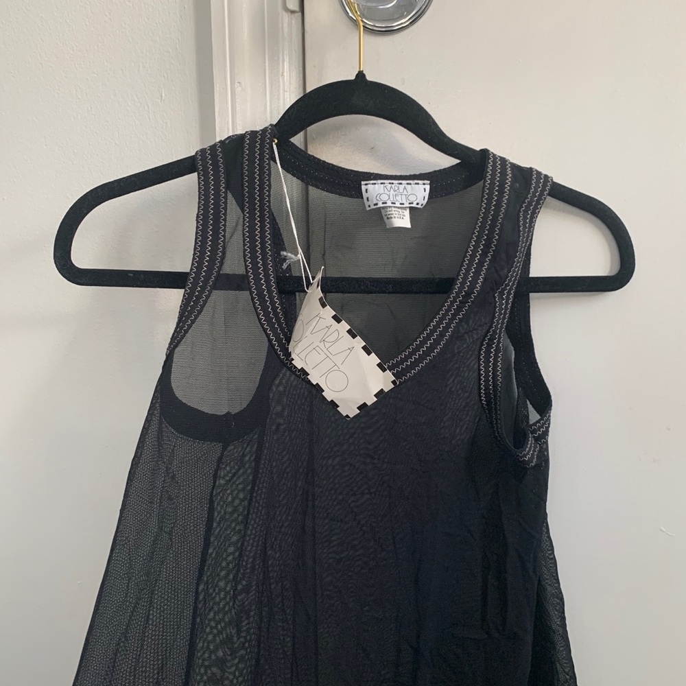 Sheer black Cover Up
